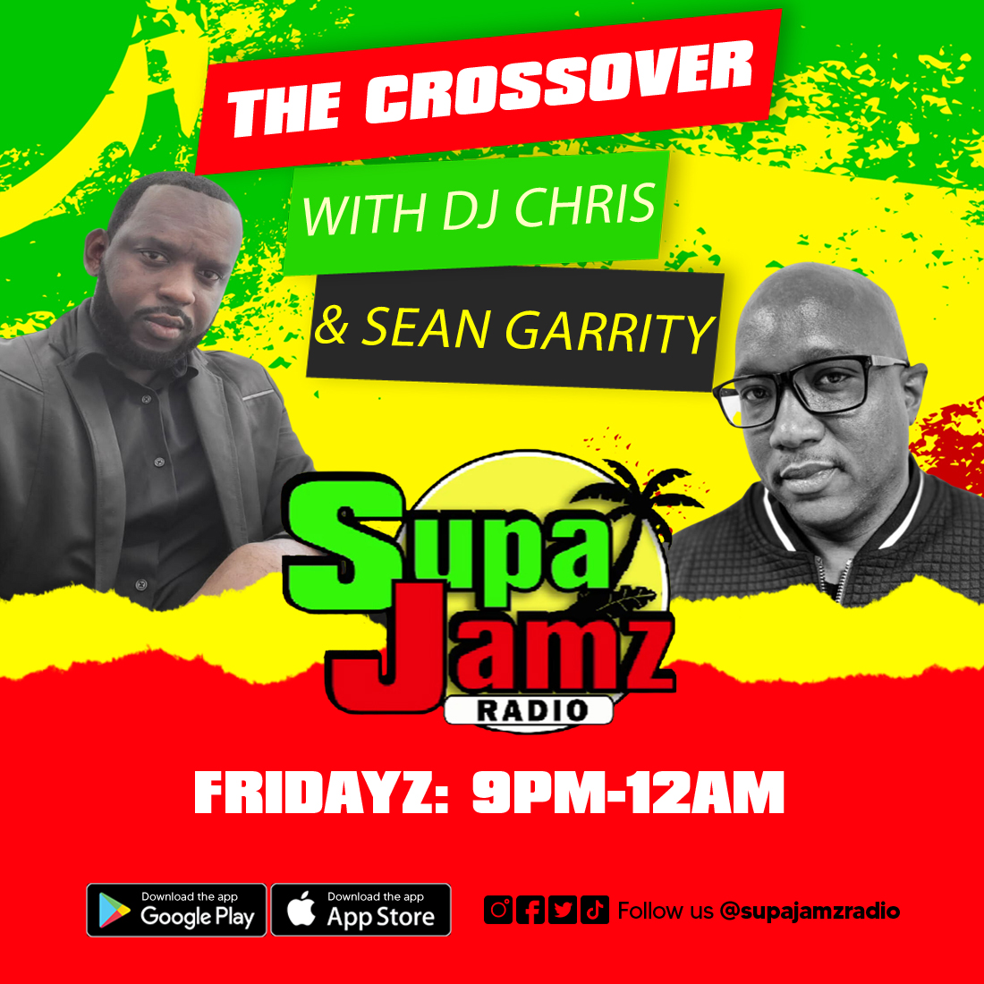 on air with DJ Chris and Sean Garrity