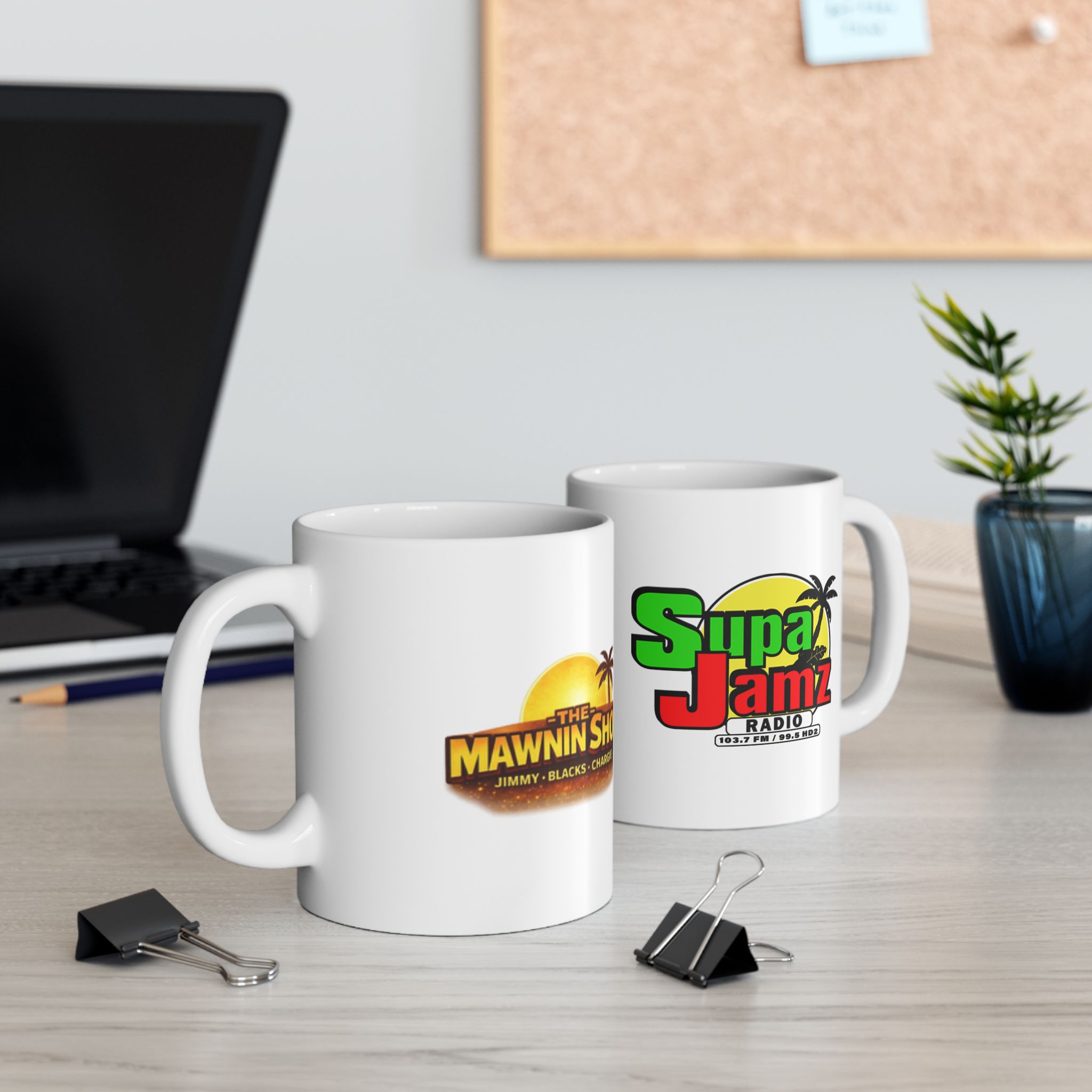 Summer Jam Ceramic Mug – Tropical Music Festival Coffee Cup (11oz, 15oz)