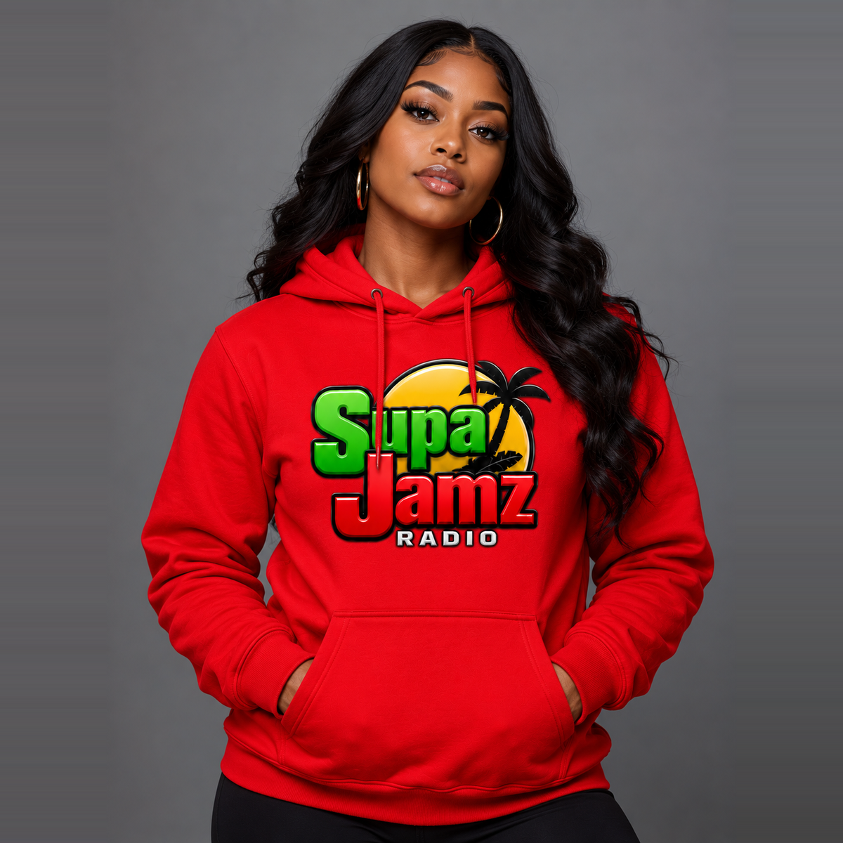 SupaJamz Radio Women's Classic Pullover Hoodie - Image 2